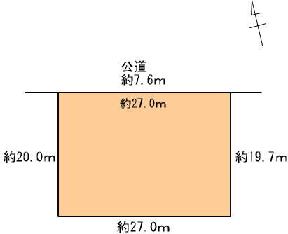 北名古屋市中之郷北　貸地（駐車場）画像1